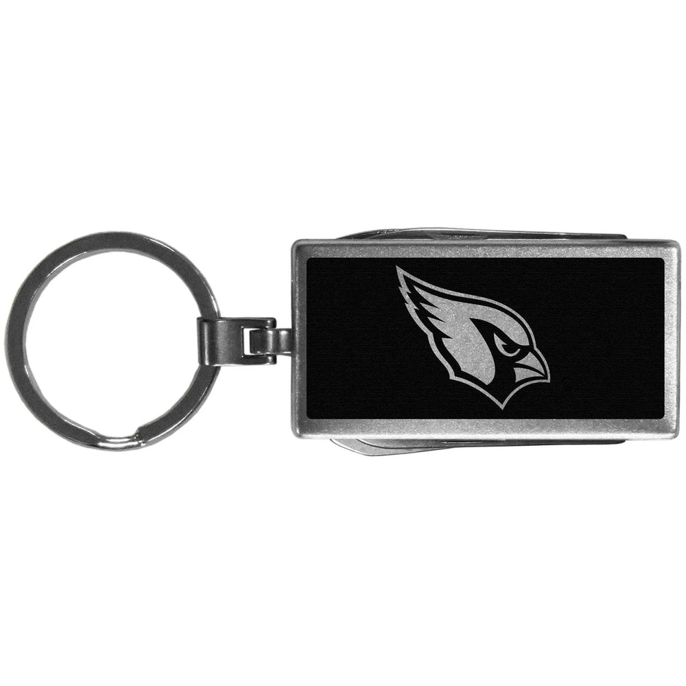 Arizona Cardinals Multi-tool Key Chain, Black - Siskiyou Buckle