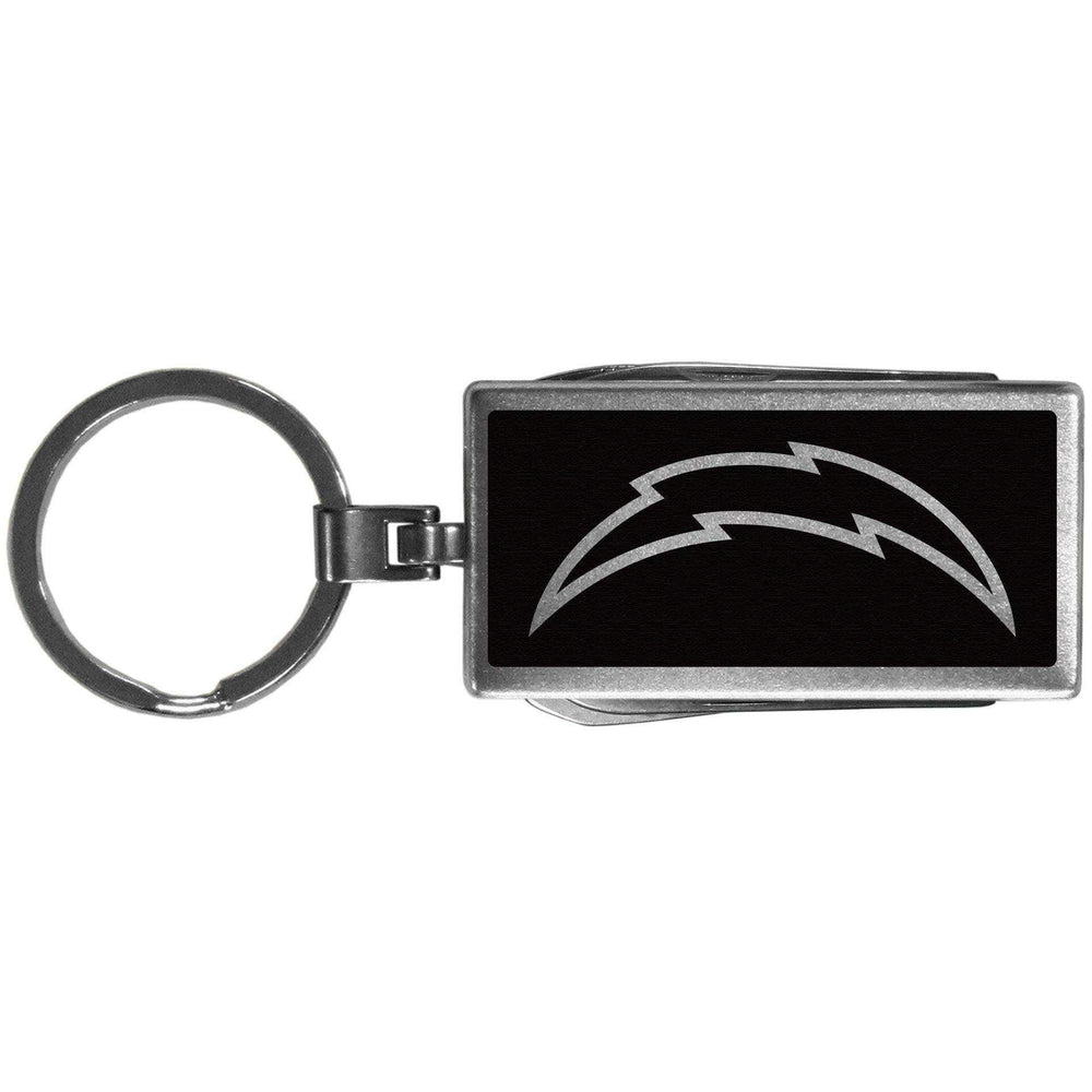 Los Angeles Chargers Multi-tool Key Chain, Black - Siskiyou Buckle - Flyclothing LLC