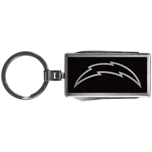 Los Angeles Chargers Multi-tool Key Chain, Black - Siskiyou Buckle