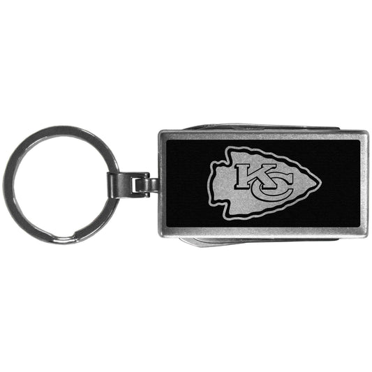 Kansas City Chiefs Multi-tool Key Chain, Black - Kansas City Chiefs