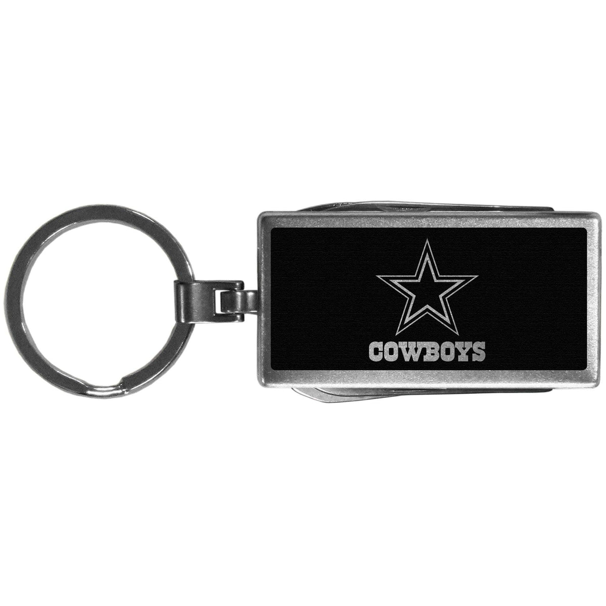 Dallas Cowboys Multi-tool Key Chain, Black - Flyclothing LLC