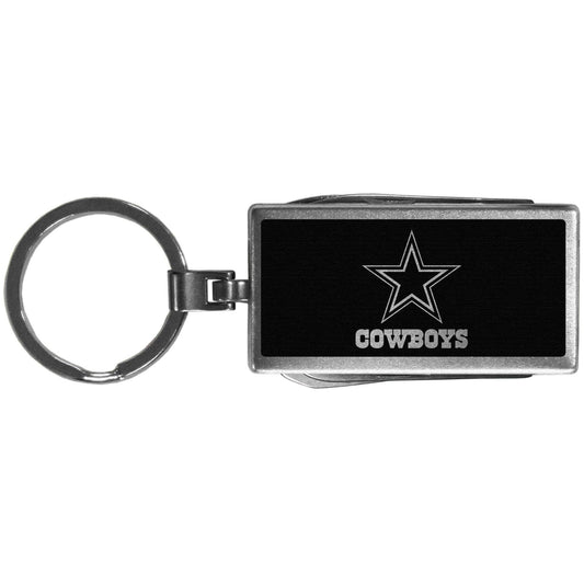 Dallas Cowboys Multi-tool Key Chain, Black - Siskiyou Buckle