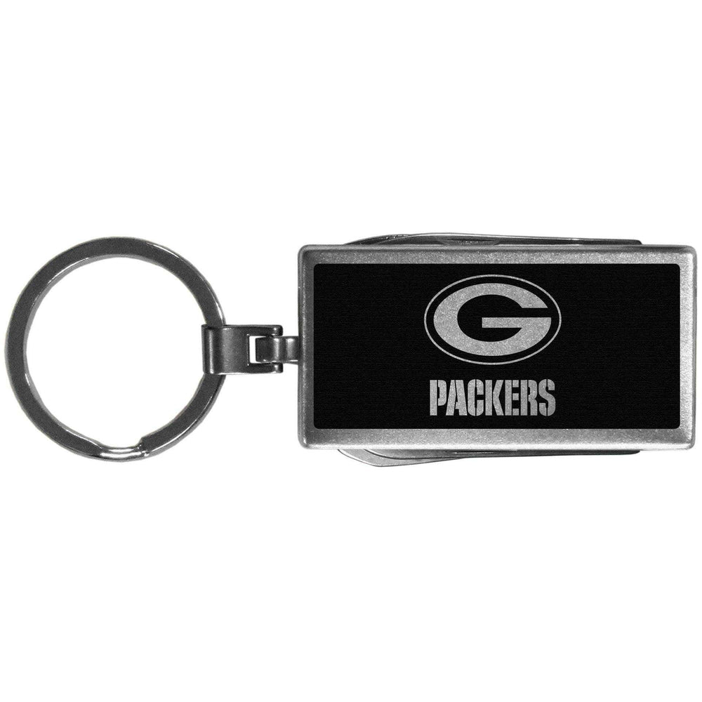 Green Bay Packers Multi-tool Key Chain, Black - Siskiyou Buckle - Flyclothing LLC