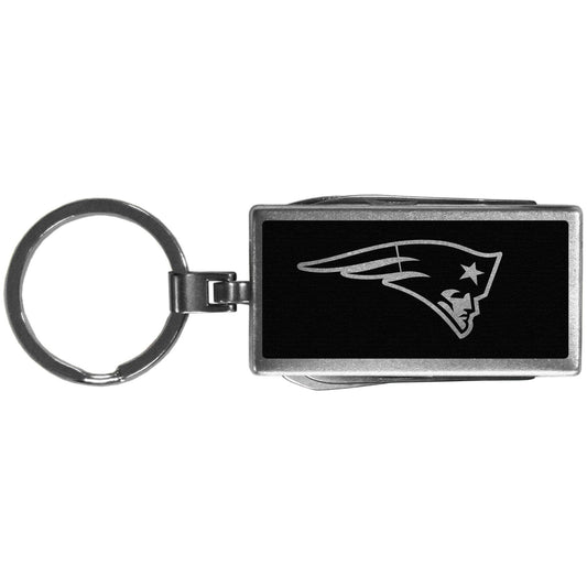 New England Patriots Multi-tool Key Chain, Black - Flyclothing LLC