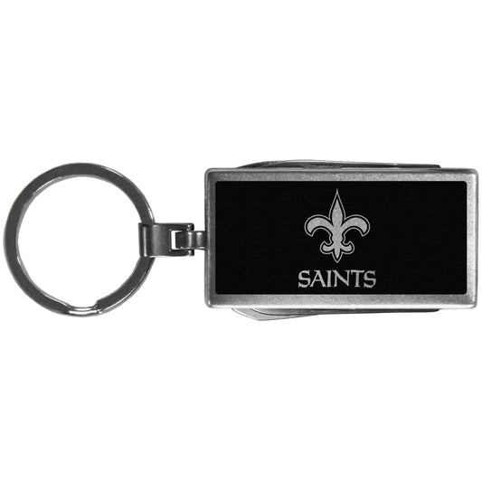 New Orleans Saints Multi-tool Key Chain, Black - Flyclothing LLC