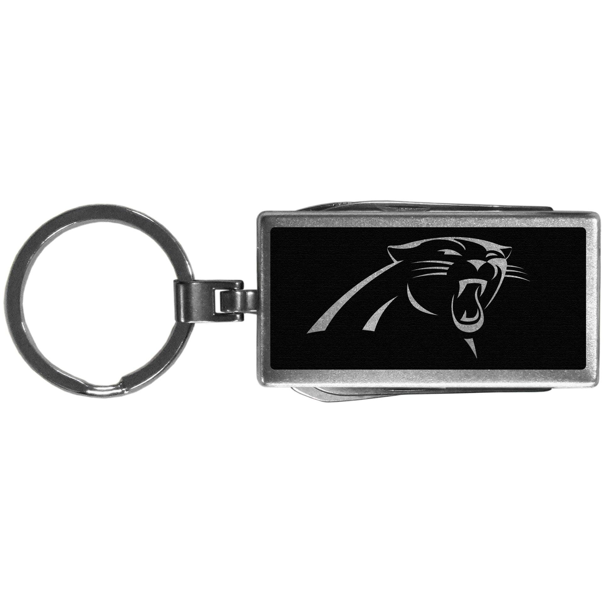 Carolina Panthers Multi-tool Key Chain, Black - Flyclothing LLC