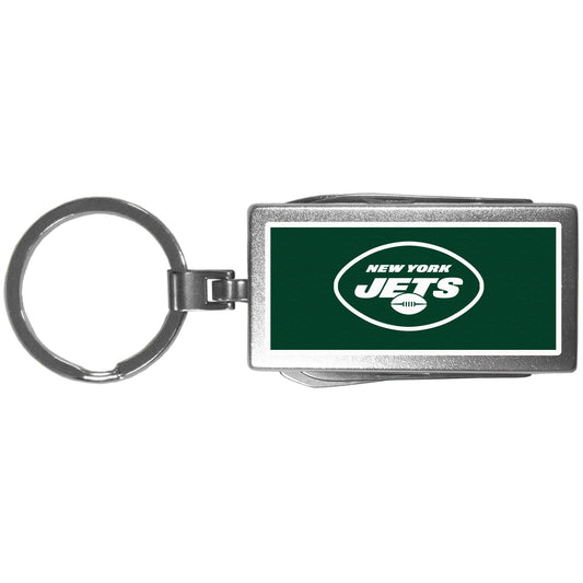 New York Jets Multi-tool Key Chain, Logo - Flyclothing LLC