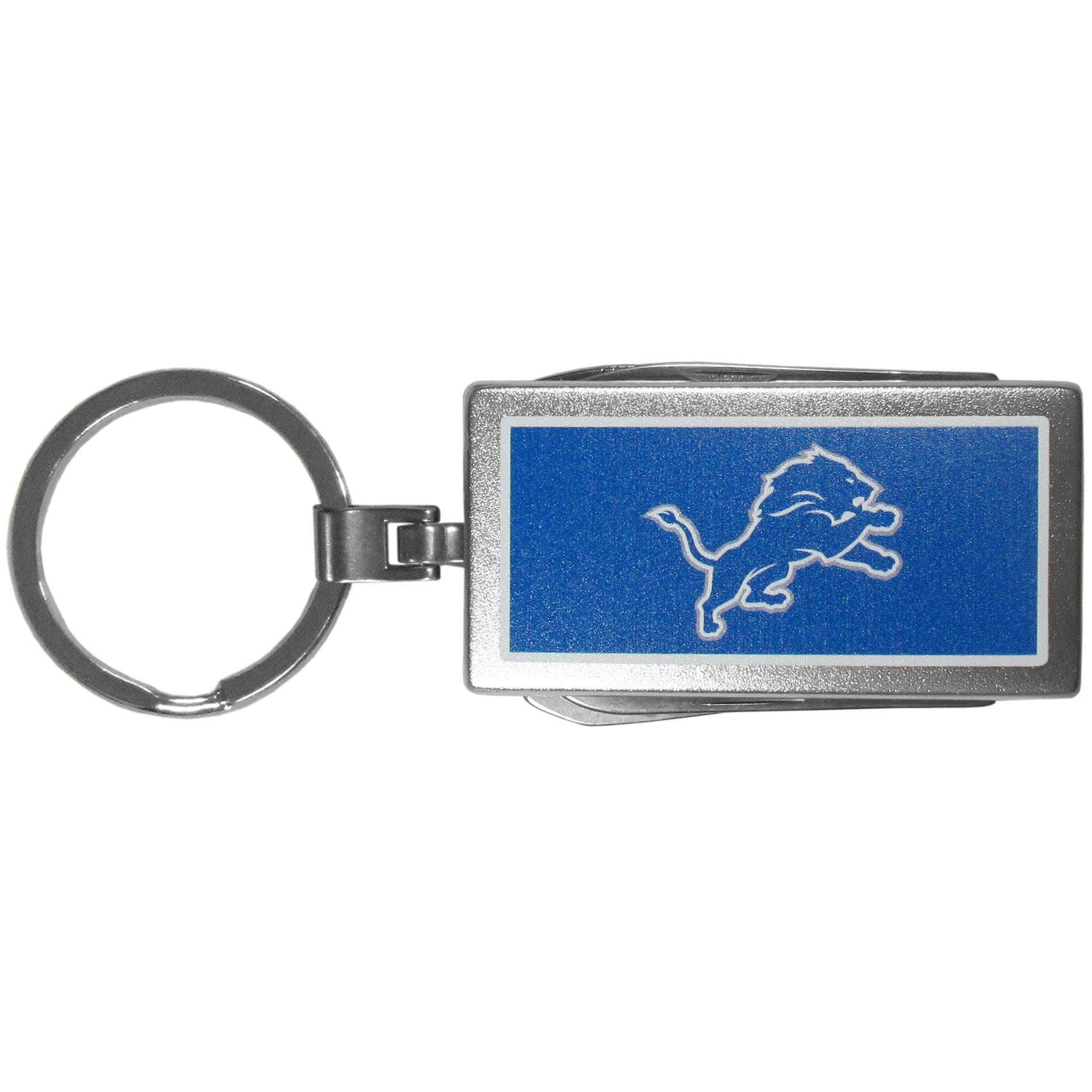 Detroit Lions Multi-tool Key Chain, Logo - Siskiyou Buckle - Flyclothing LLC