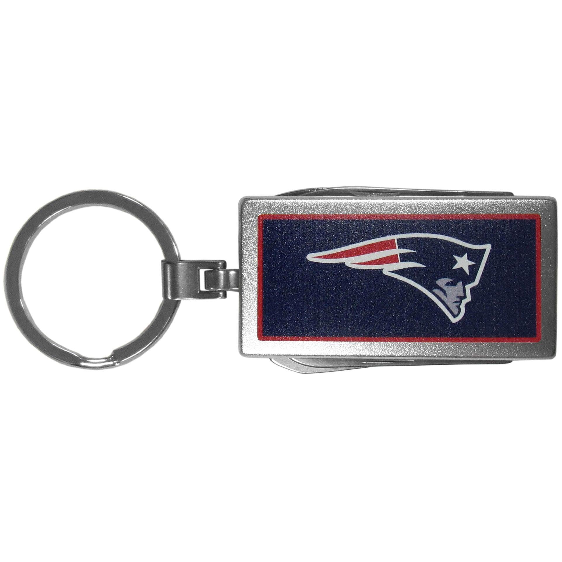 New England Patriots Multi-tool Key Chain, Logo - Flyclothing LLC