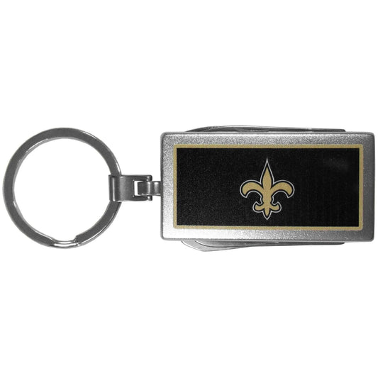 New Orleans Saints Multi-tool Key Chain, Logo - Siskiyou Buckle