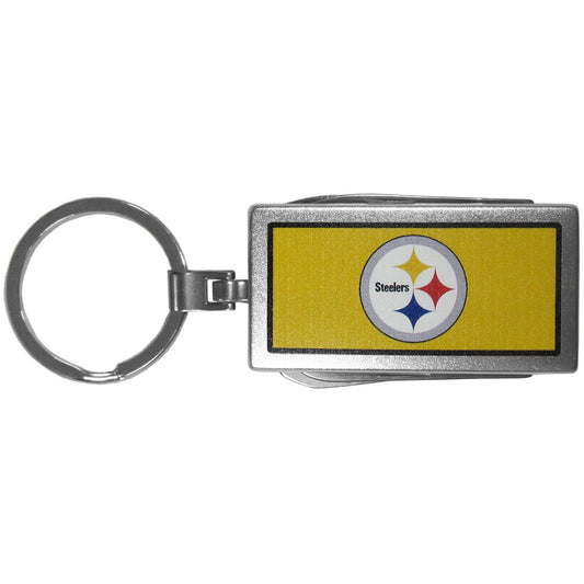 Pittsburgh Steelers Multi-tool Key Chain, Logo - Flyclothing LLC