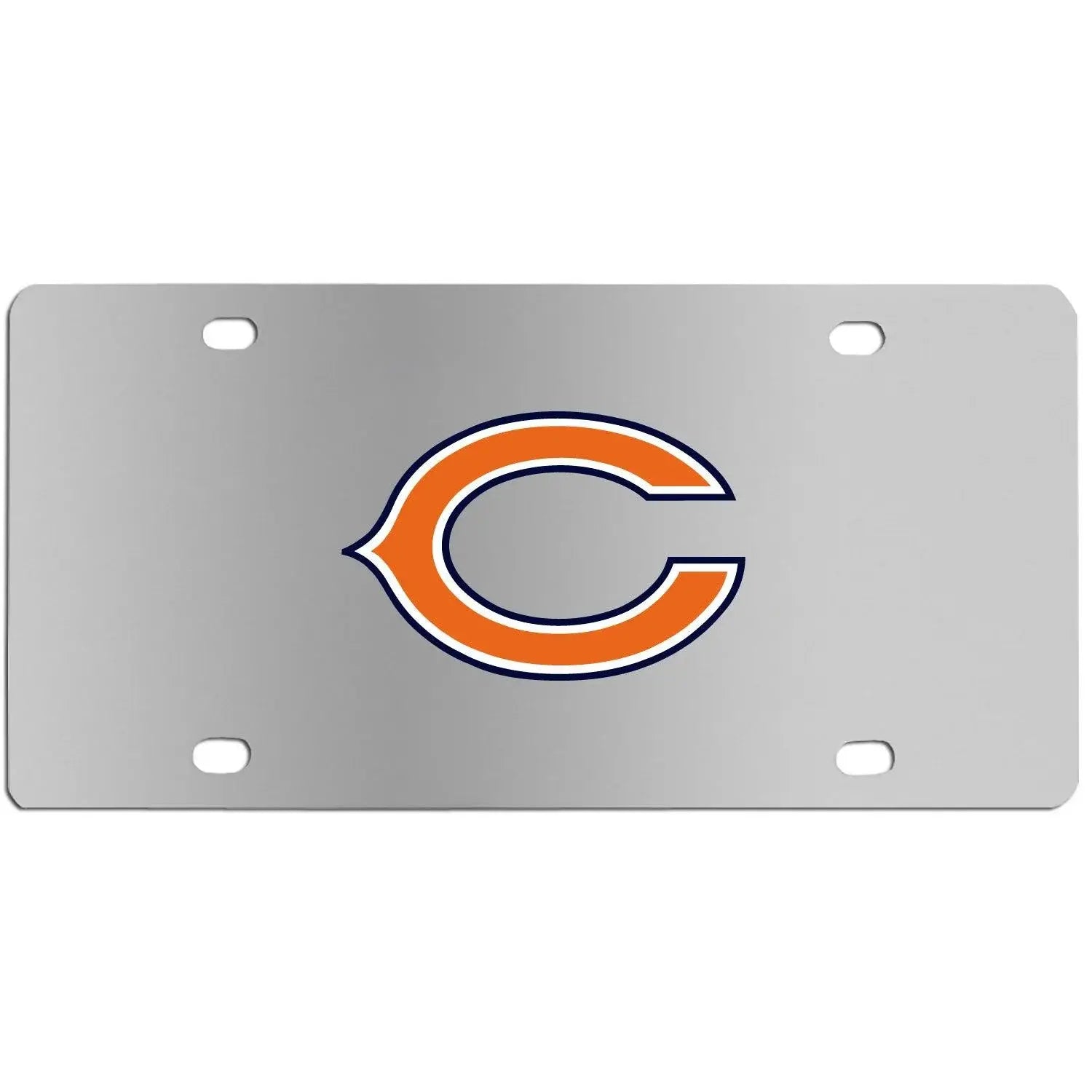 Chicago Bears Steel License Plate Wall Plaque - Siskiyou Buckle - Flyclothing LLC