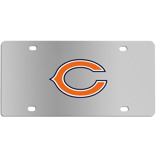 Chicago Bears Steel License Plate Wall Plaque - Siskiyou Buckle