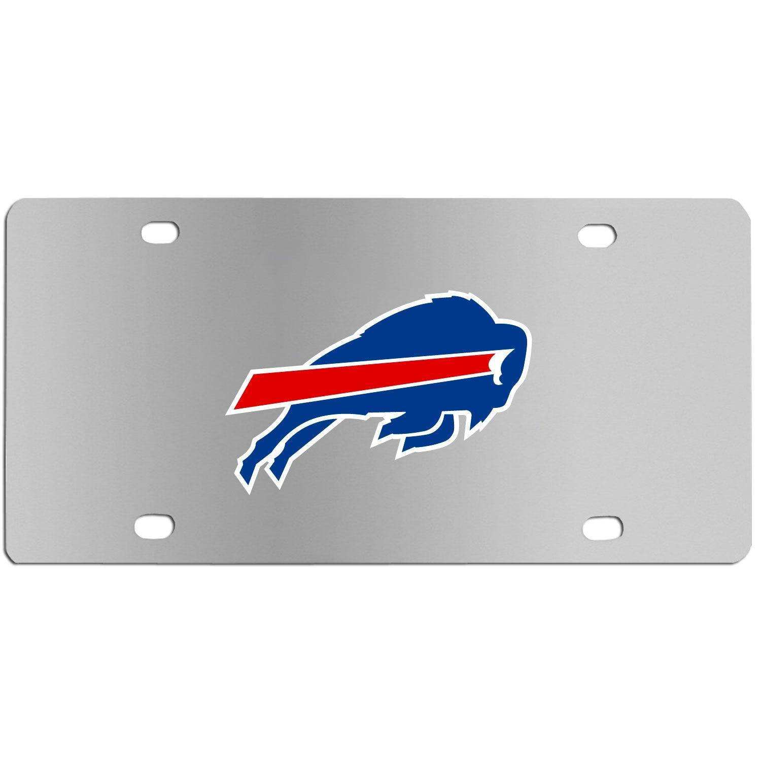 Buffalo Bills Steel License Plate Wall Plaque - Siskiyou Buckle - Flyclothing LLC