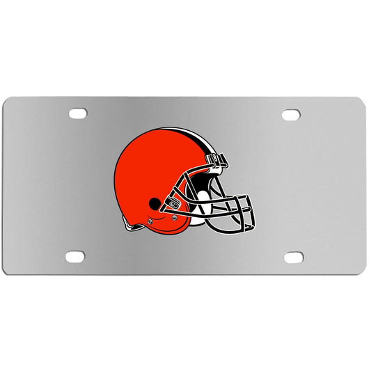 Cleveland Browns Steel License Plate Wall Plaque - Siskiyou Buckle