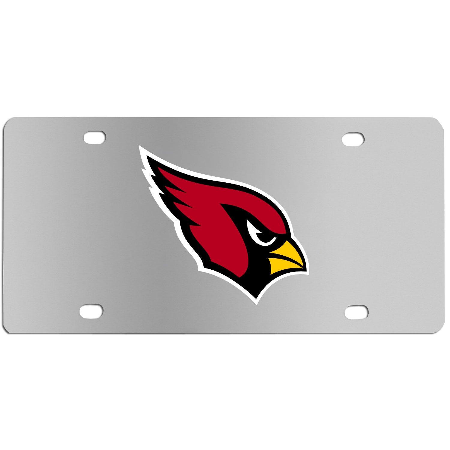 Arizona Cardinals Steel License Plate Wall Plaque - Flyclothing LLC