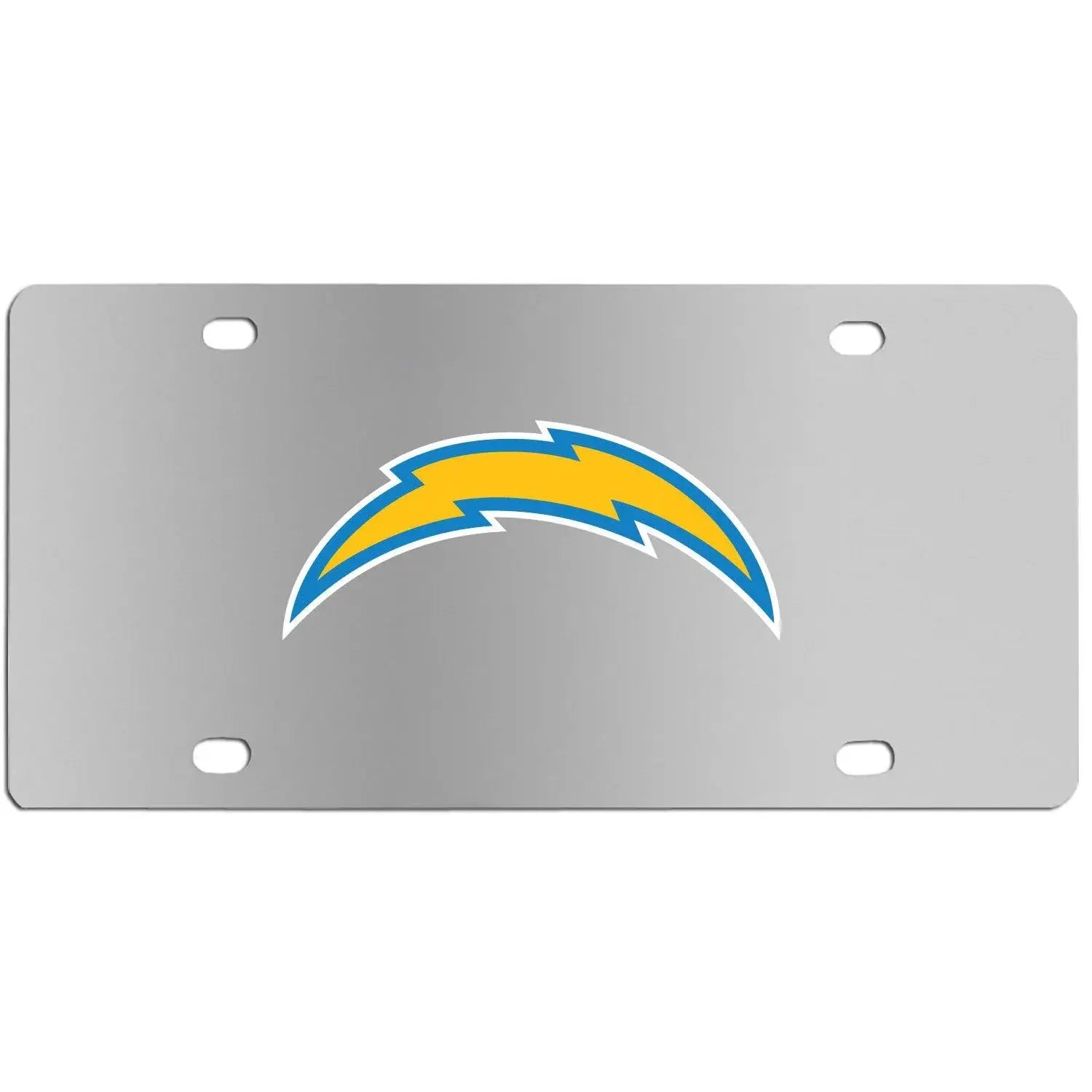 Los Angeles Chargers Steel License Plate Wall Plaque - Siskiyou Buckle - Flyclothing LLC