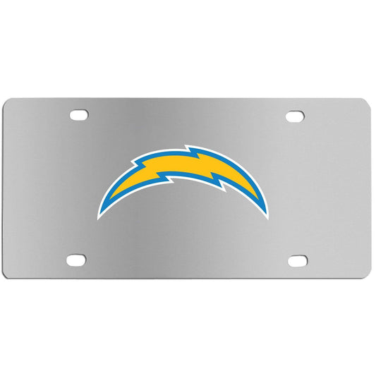 Los Angeles Chargers Steel License Plate Wall Plaque - Siskiyou Buckle