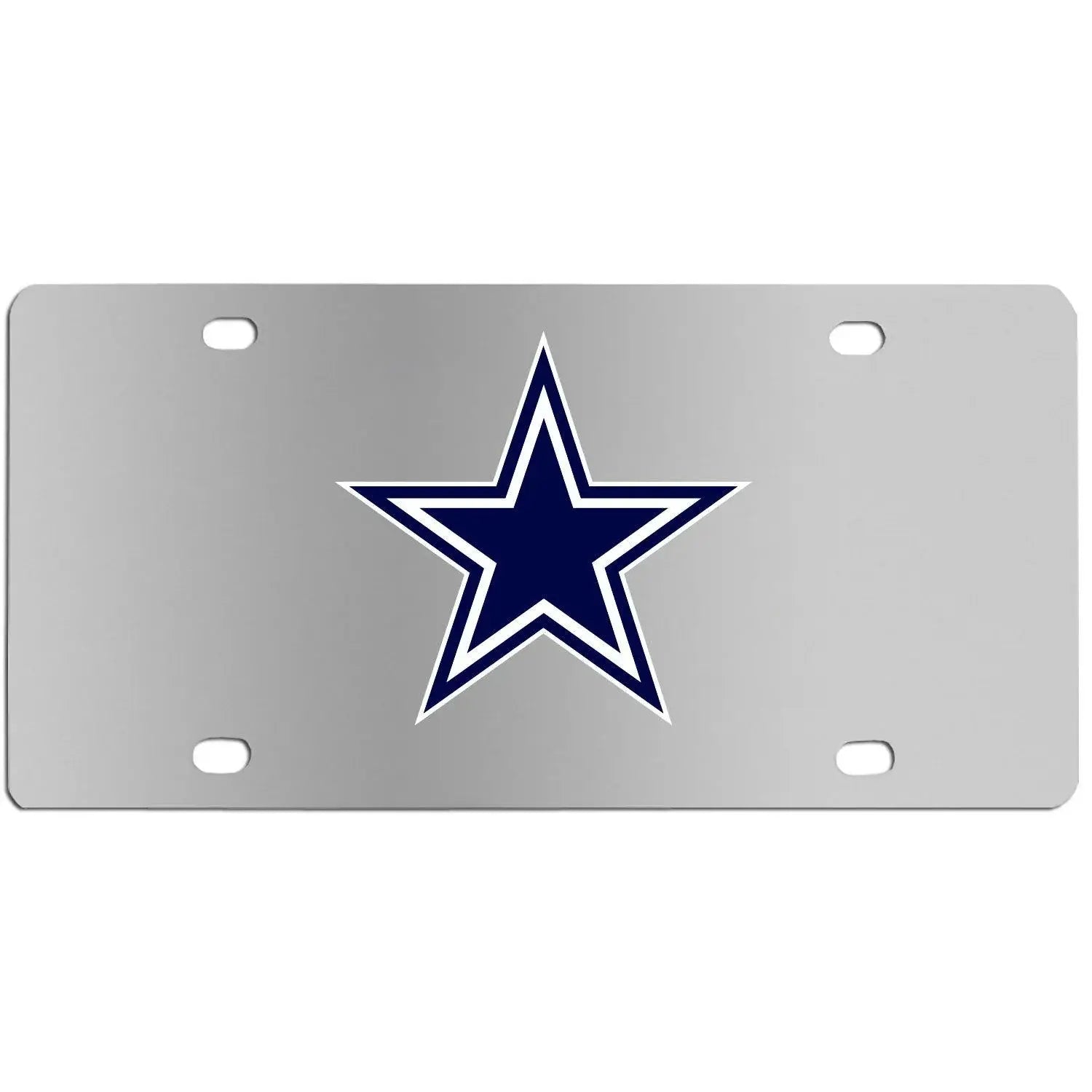 Dallas Cowboys Steel License Plate Wall Plaque - Siskiyou Buckle - Flyclothing LLC