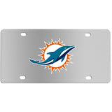 Miami Dolphins Steel License Plate Wall Plaque - Siskiyou Buckle
