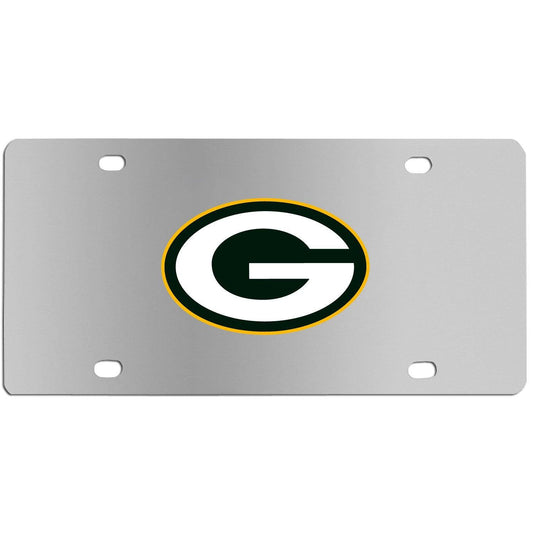 Green Bay Packers Steel License Plate Wall Plaque - Siskiyou Buckle