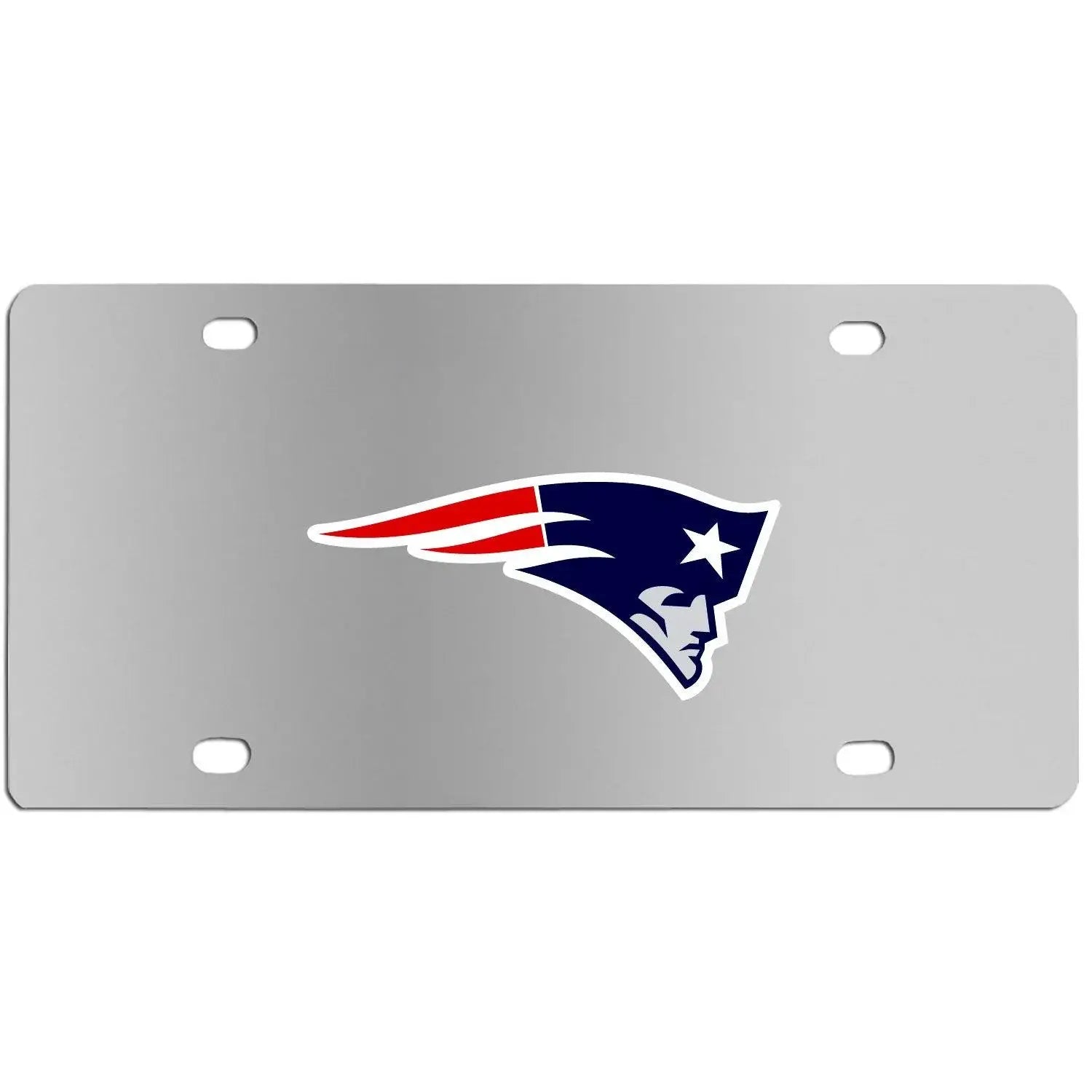 New England Patriots Steel License Plate Wall Plaque - Siskiyou Buckle - Flyclothing LLC