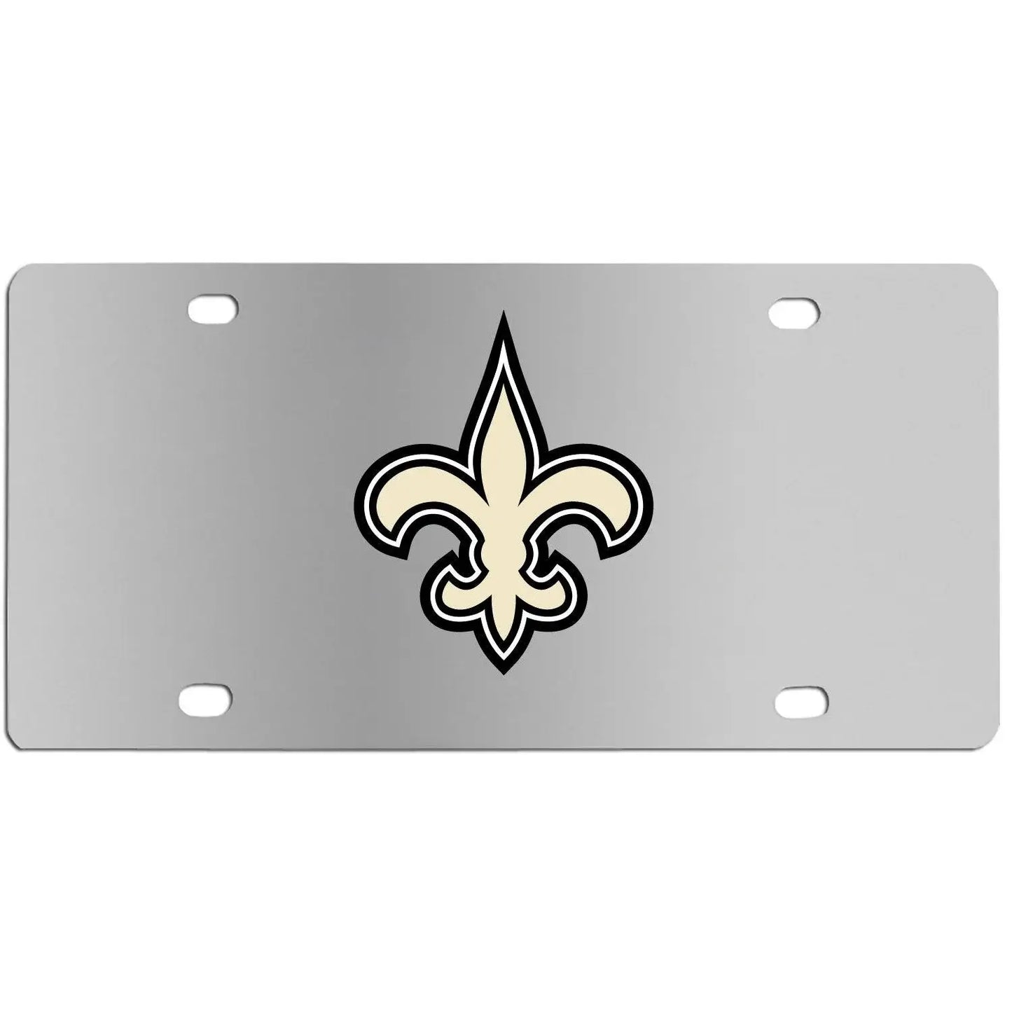 New Orleans Saints Steel License Plate Wall Plaque - Siskiyou Buckle - Flyclothing LLC