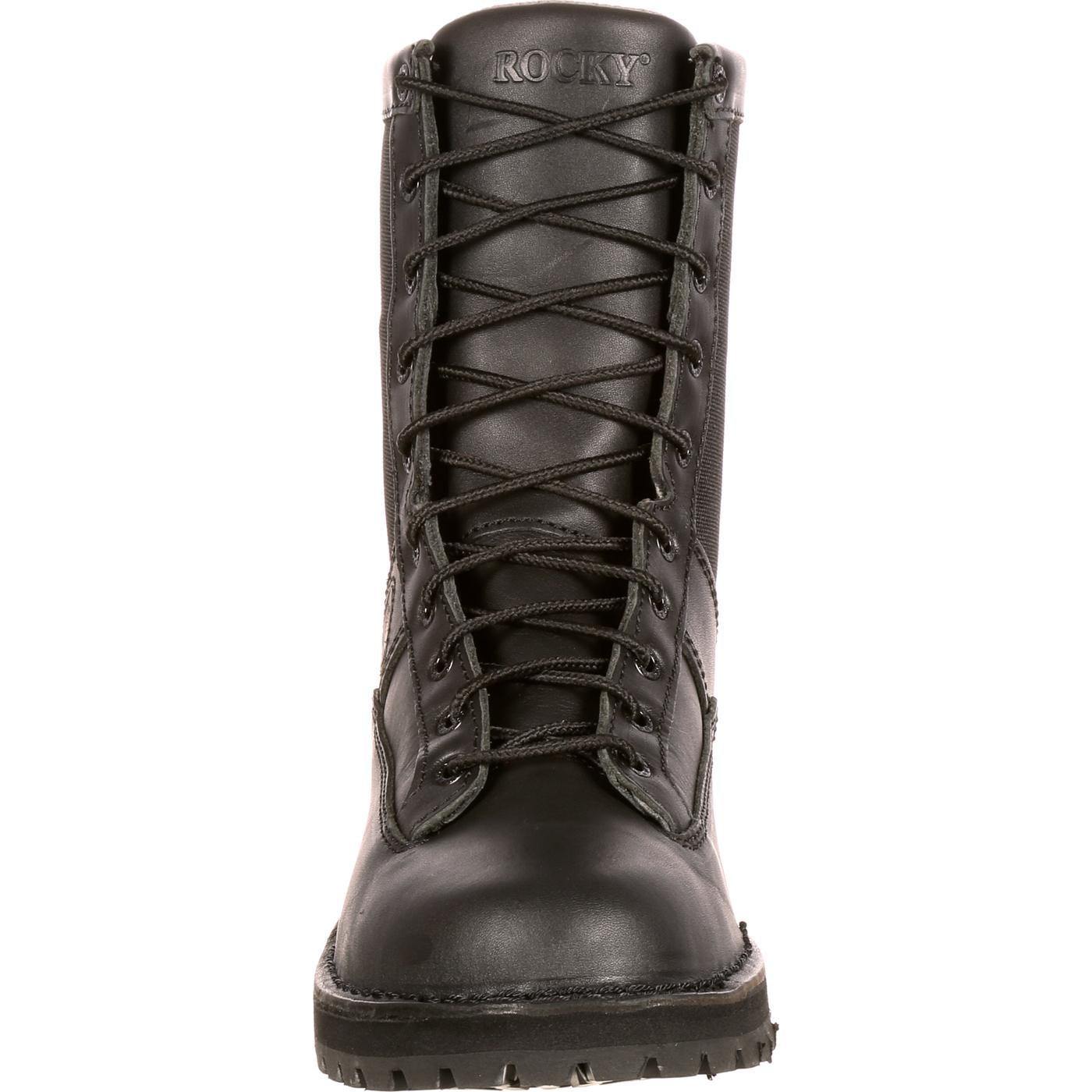 Rocky Portland Lace-to-Toe Waterproof Public Service Boots - Rocky