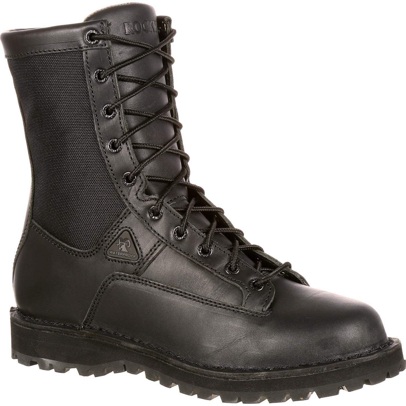 Rocky Portland Lace-to-Toe Waterproof Public Service Boots - Rocky Boots - Flyclothing LLC