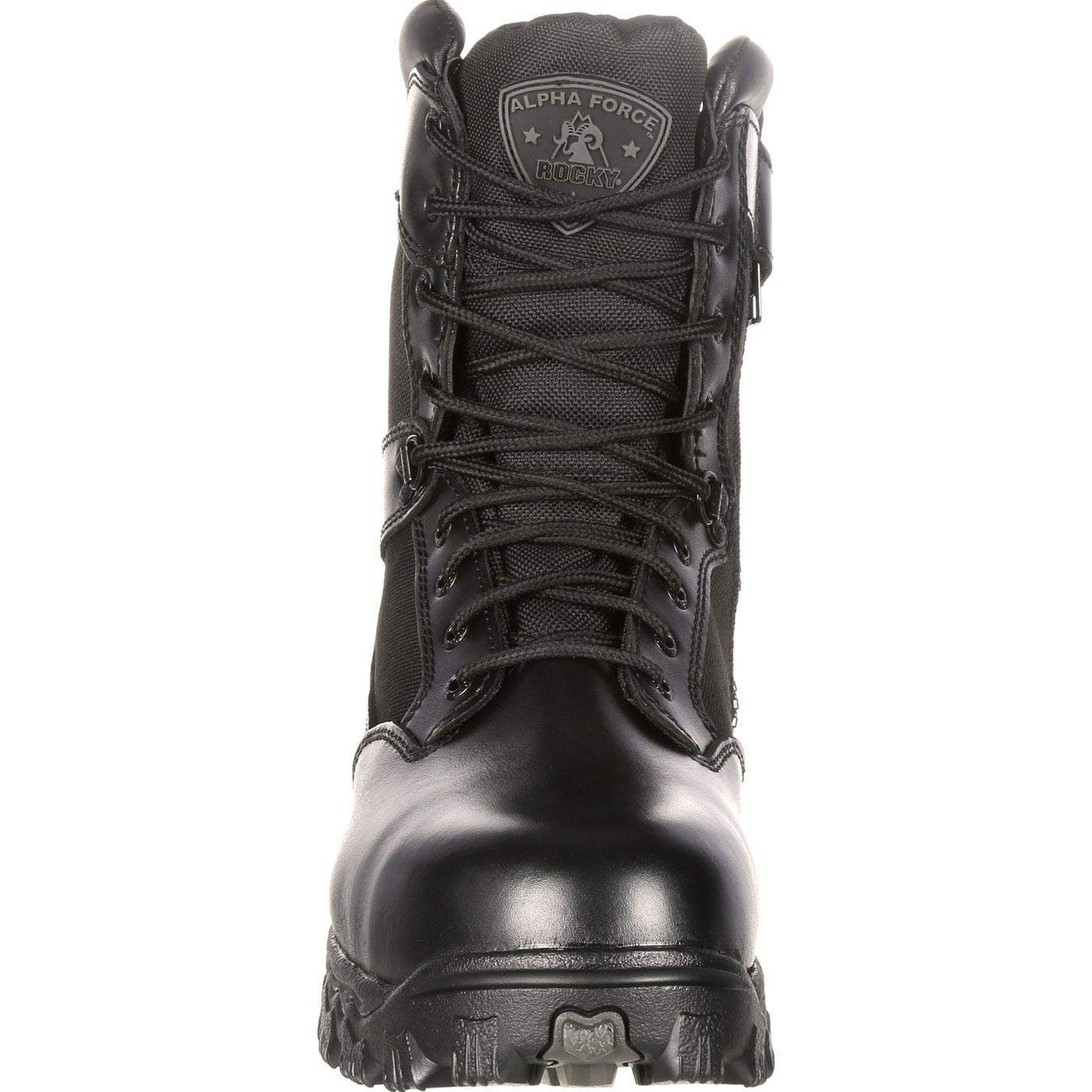 Rocky Alpha Force Zipper Waterproof Public Service Boot - Rocky Boots - Flyclothing LLC