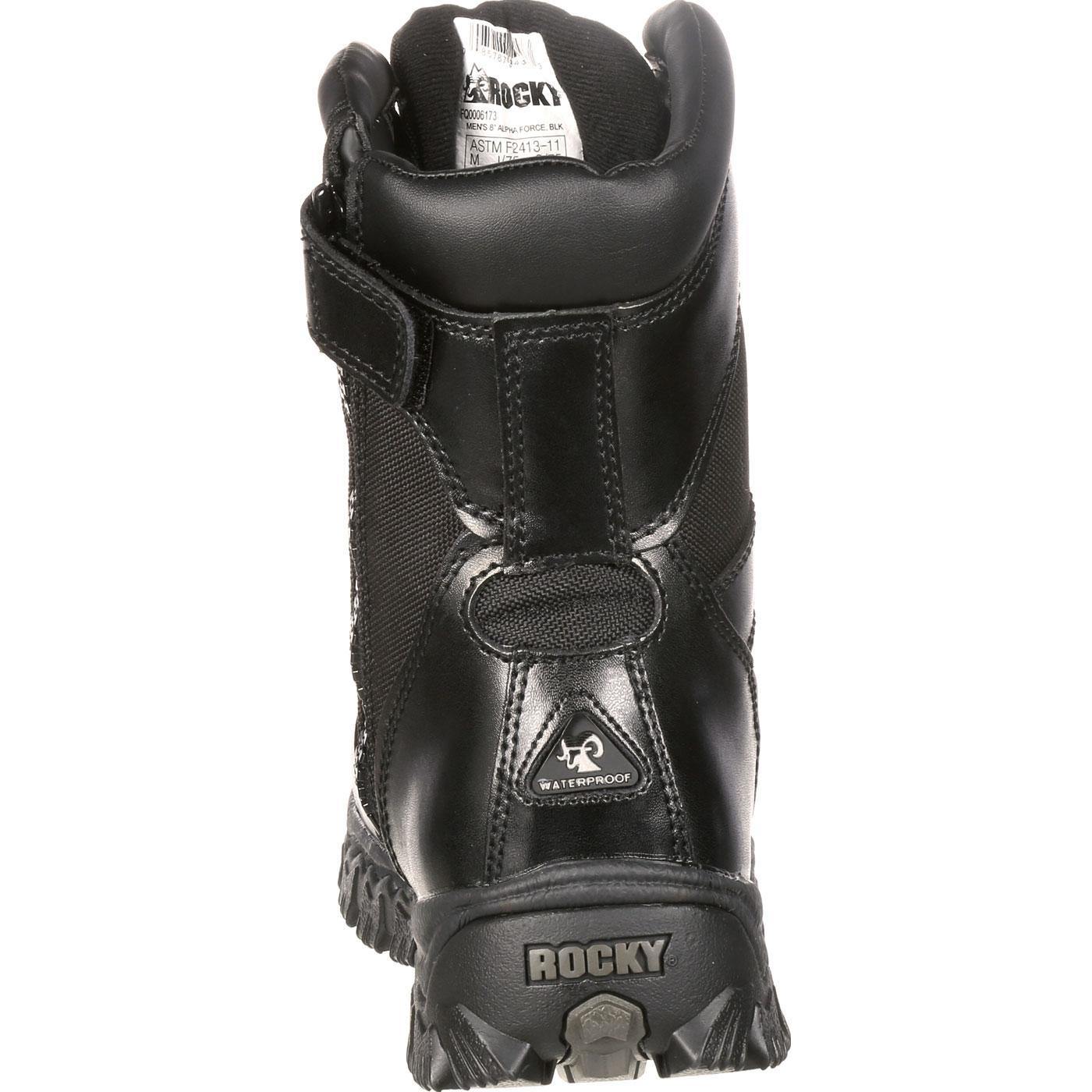 Rocky Alpha Force Zipper Waterproof Public Service Boot - Rocky