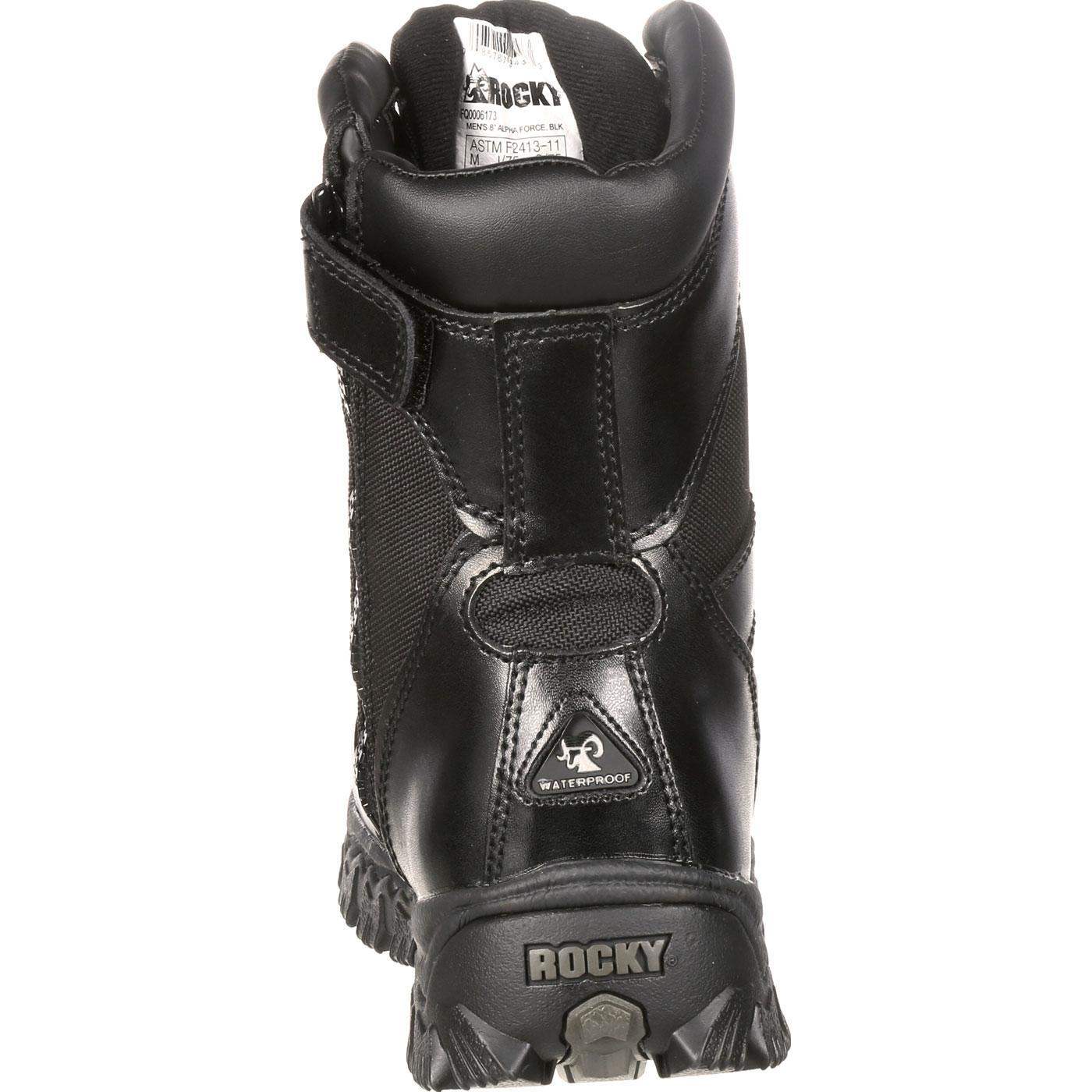 Rocky Alpha Force Zipper Waterproof Public Service Boot - Rocky Boots - Flyclothing LLC