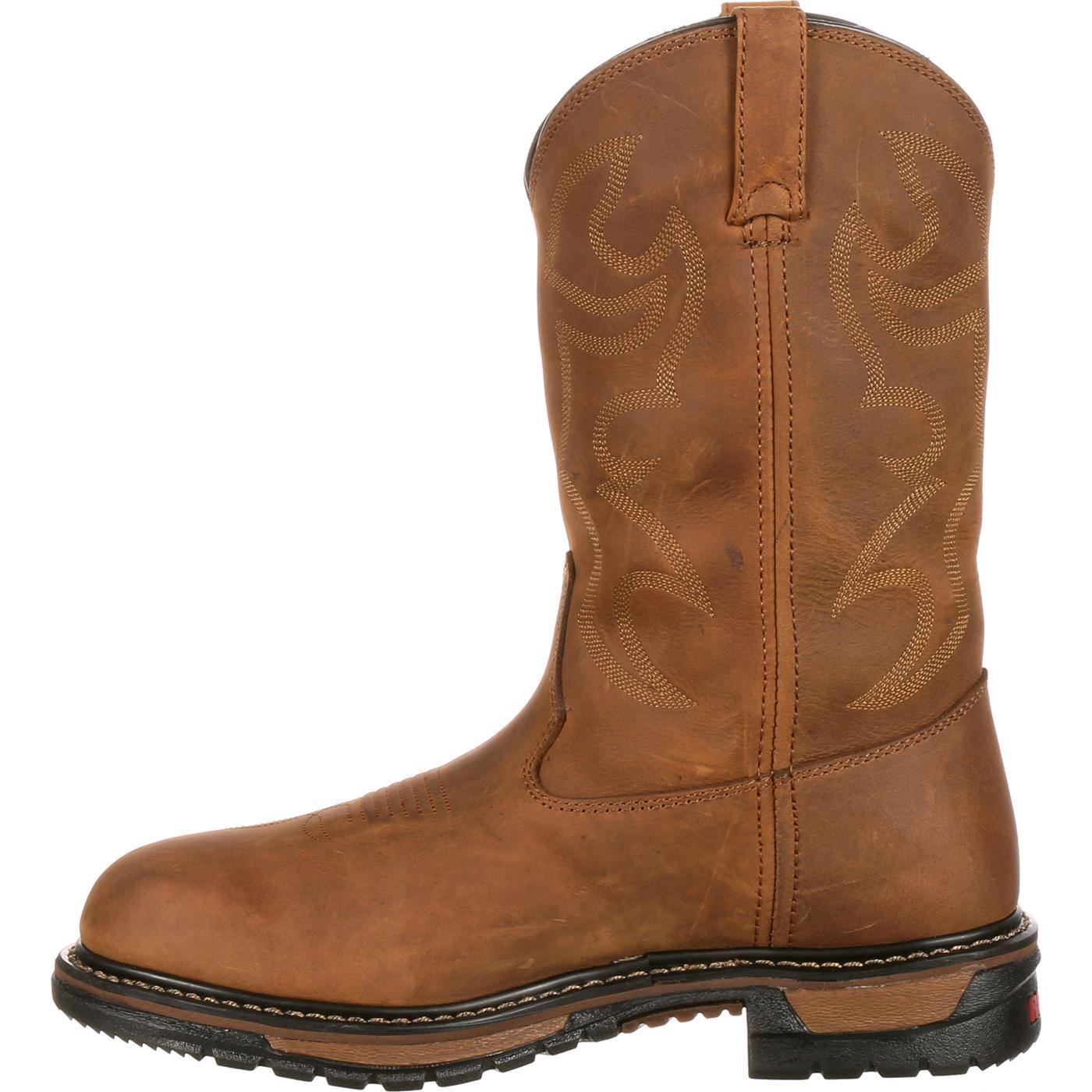 Rocky Original Ride Branson Roper Waterproof Western Boots - Rocky
