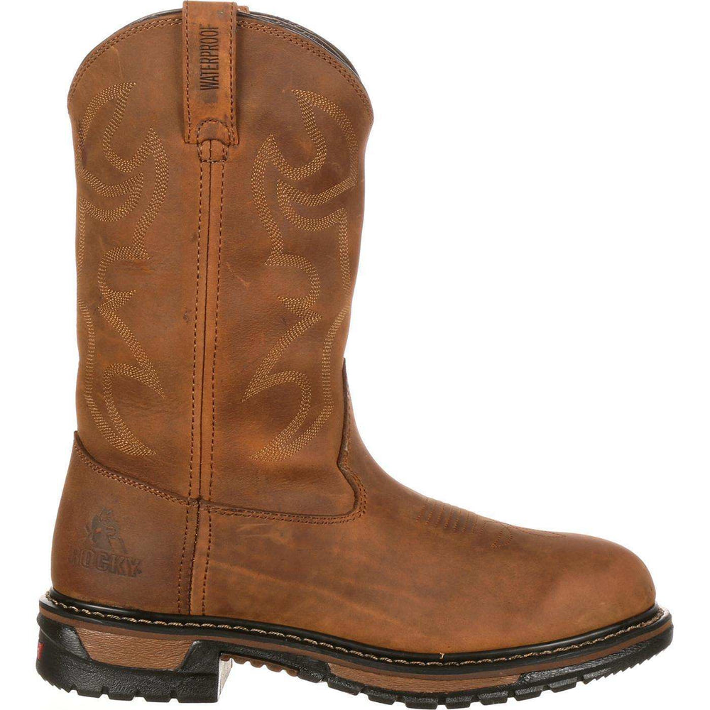 Rocky Original Ride Branson Roper Waterproof Western Boots - Rocky - Flyclothing LLC