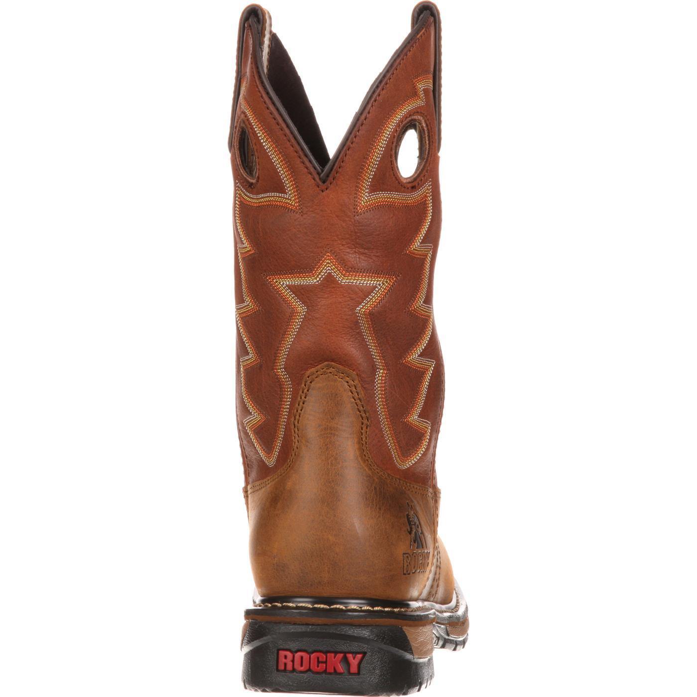 Rocky Original Ride Branson Saddle Roper Western Boot - Rocky