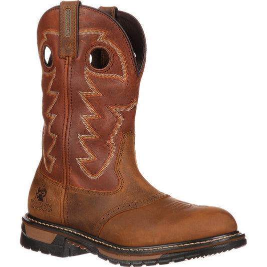 Rocky Original Ride Branson Saddle Roper Western Boot - Rocky