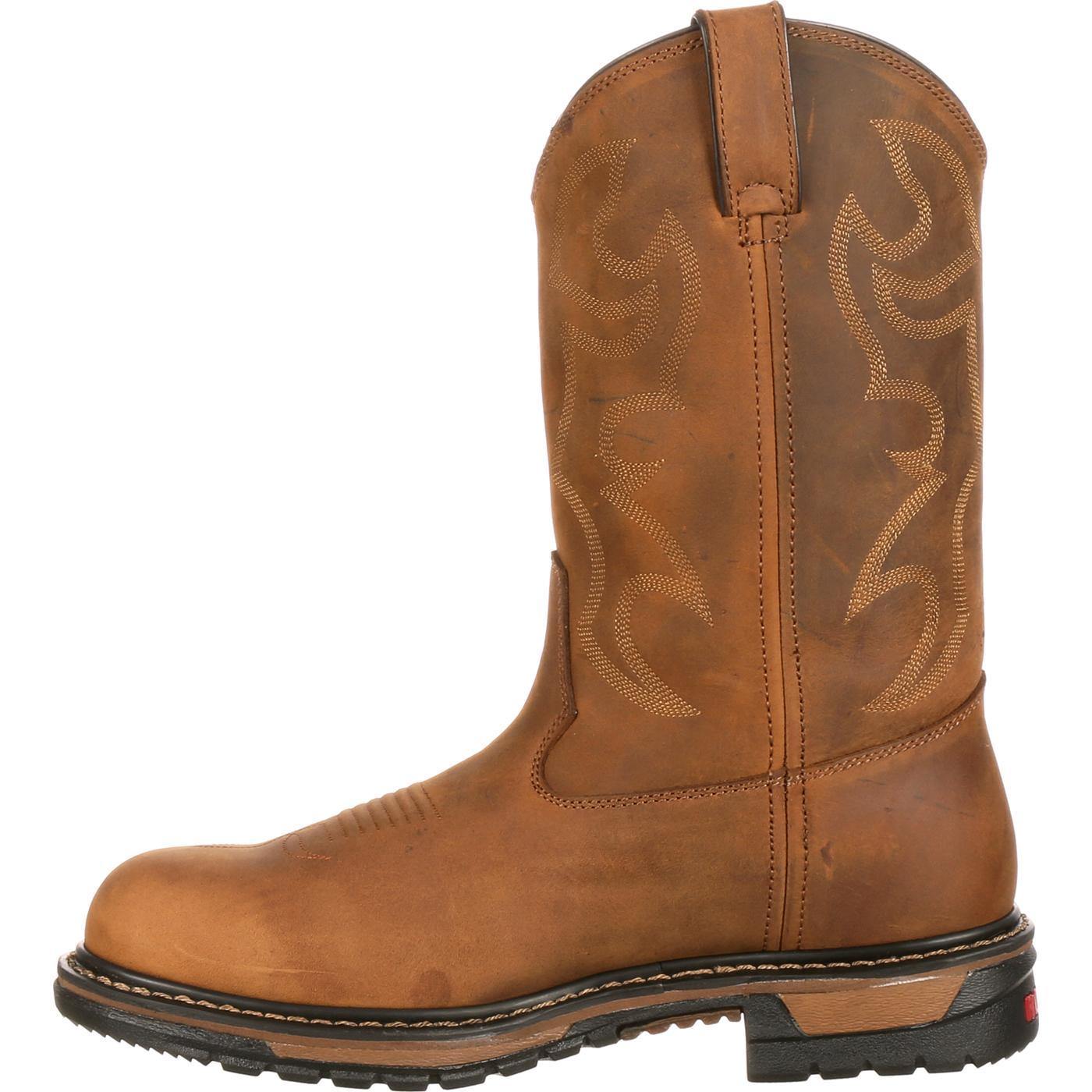 Rocky Original Ride Branson Steel Toe Waterproof Western Boots - Rocky