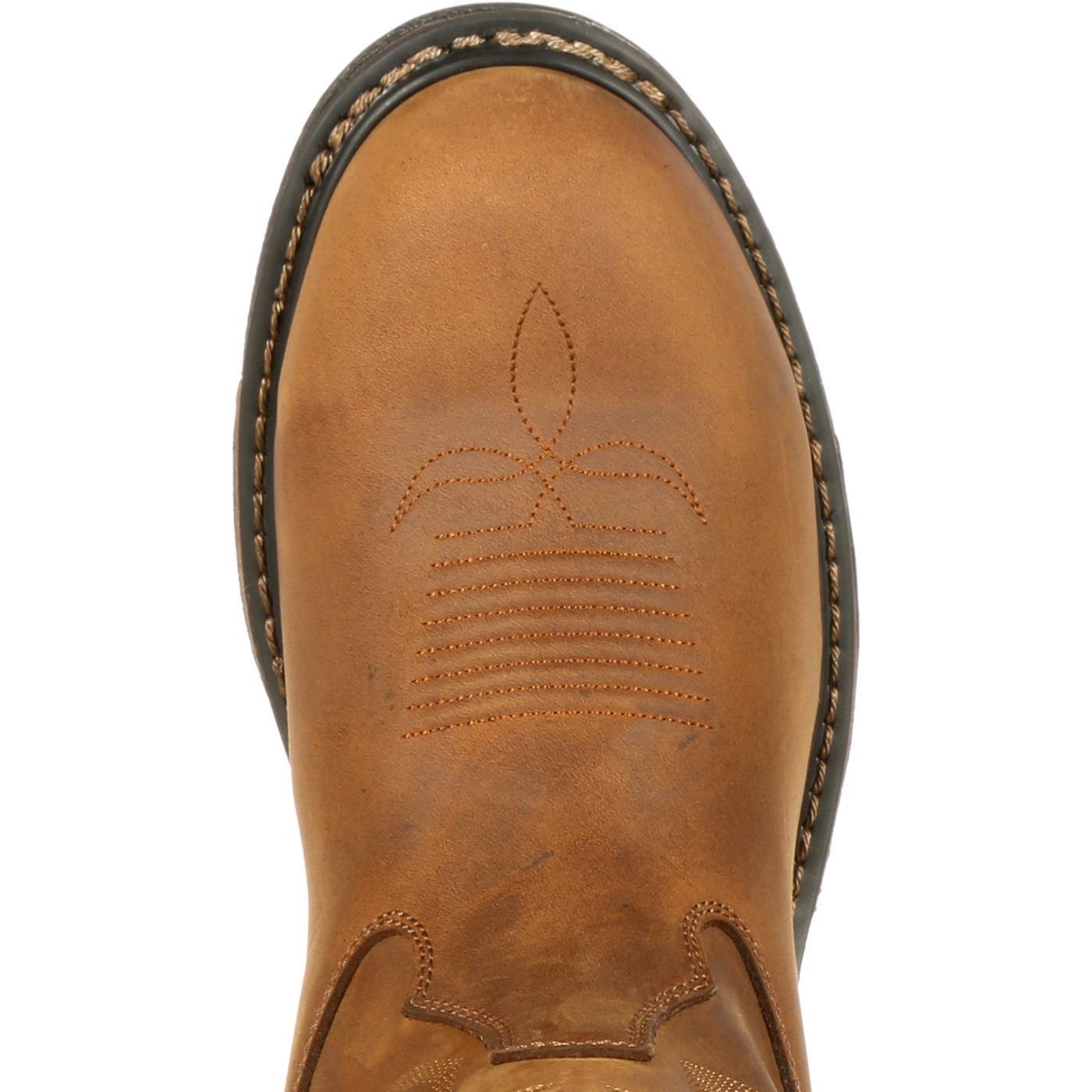 Rocky Original Ride Branson Steel Toe Waterproof Western Boots - Rocky