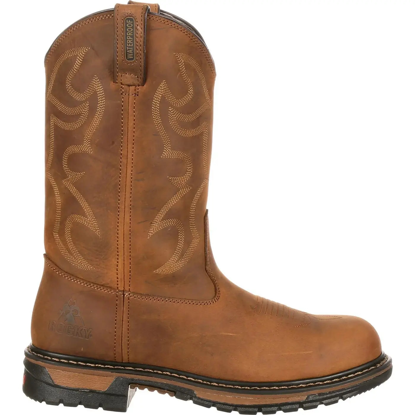 Rocky Original Ride Branson Steel Toe Waterproof Western Boots - Rocky Boots - Flyclothing LLC