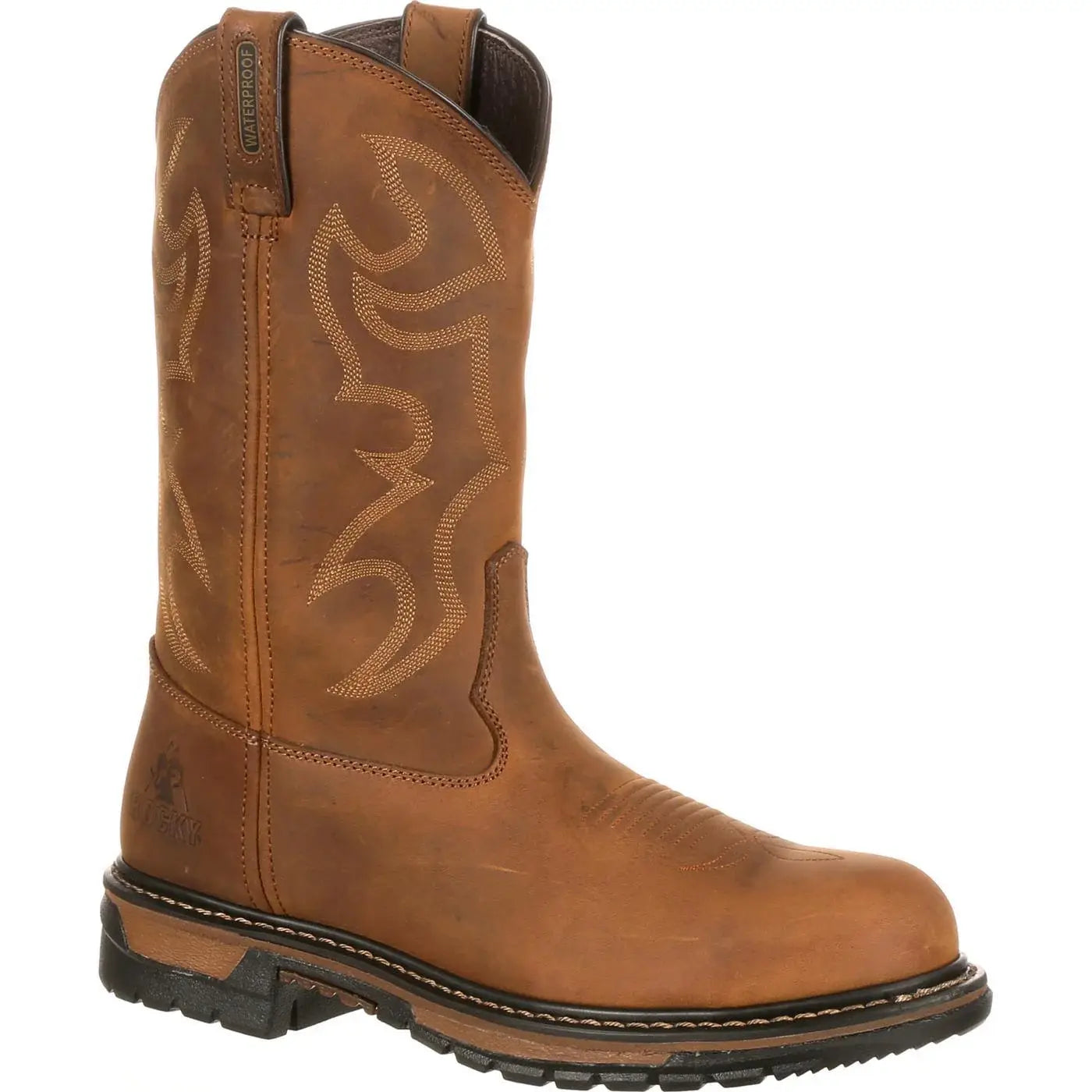 Rocky Original Ride Branson Steel Toe Waterproof Western Boots - Rocky Boots - Flyclothing LLC