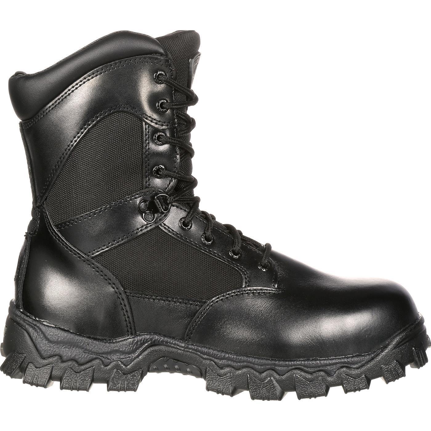 Rocky AlphaForce Zipper Composite Toe Public Service Boot - Flyclothing LLC