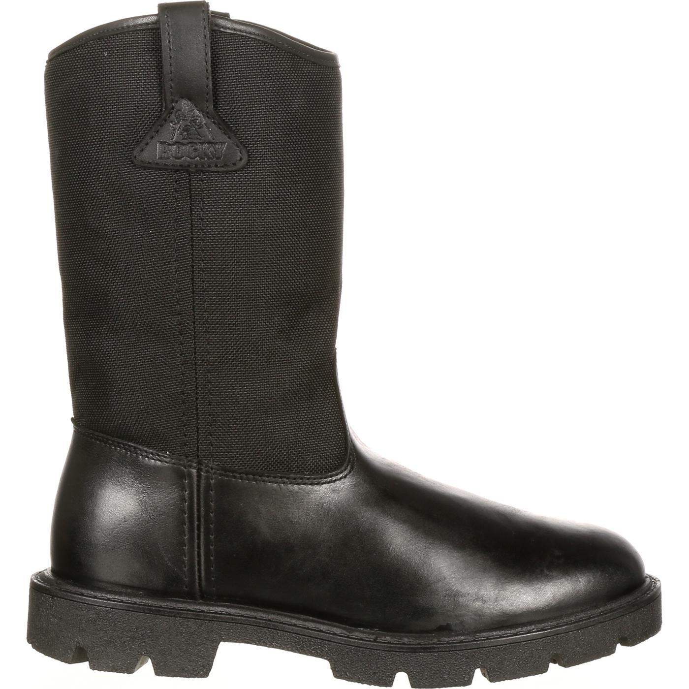 Rocky Warden Pull-On Wellington Public Service Boot - Rocky Boots - Flyclothing LLC