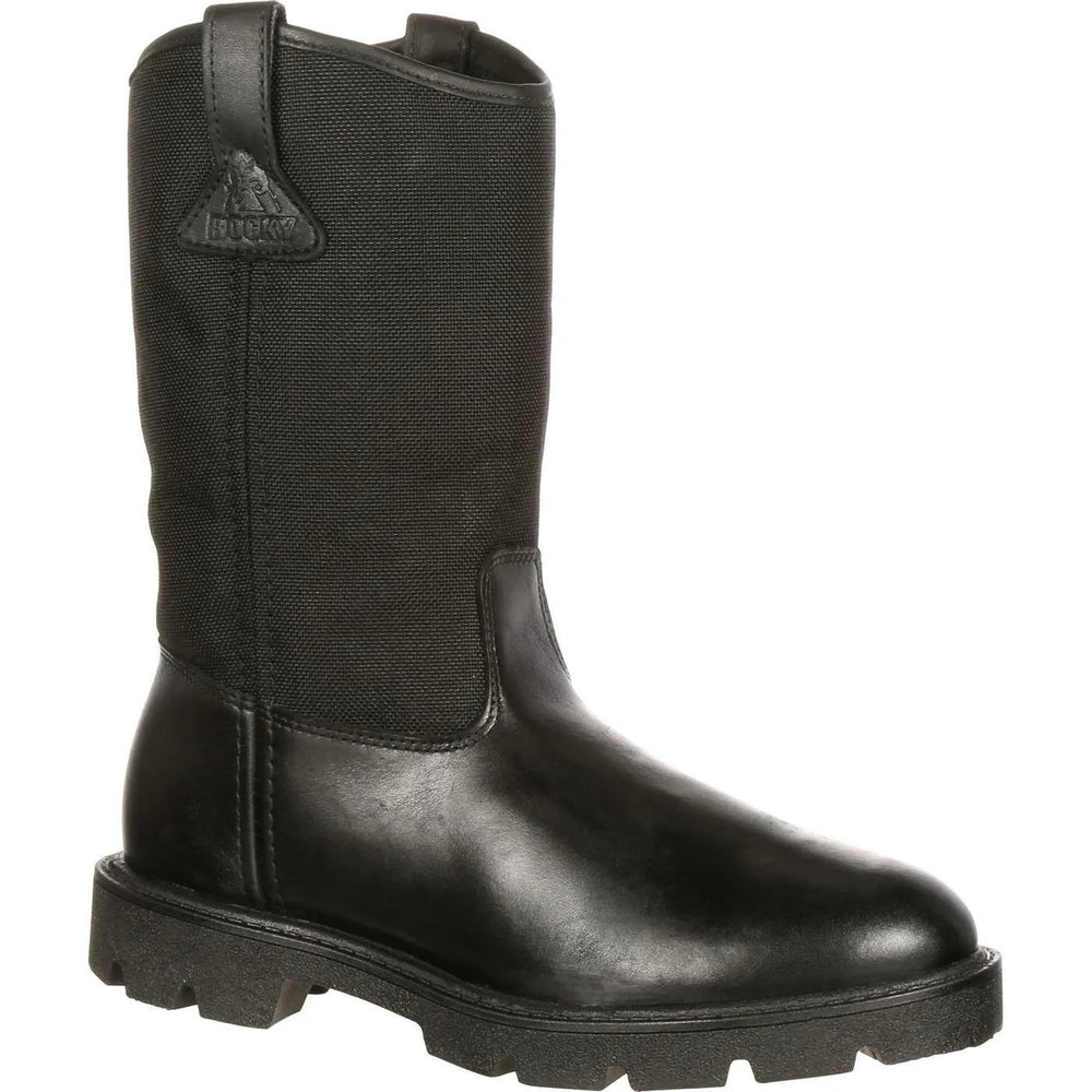 Rocky Warden Pull-On Wellington Public Service Boot - Rocky
