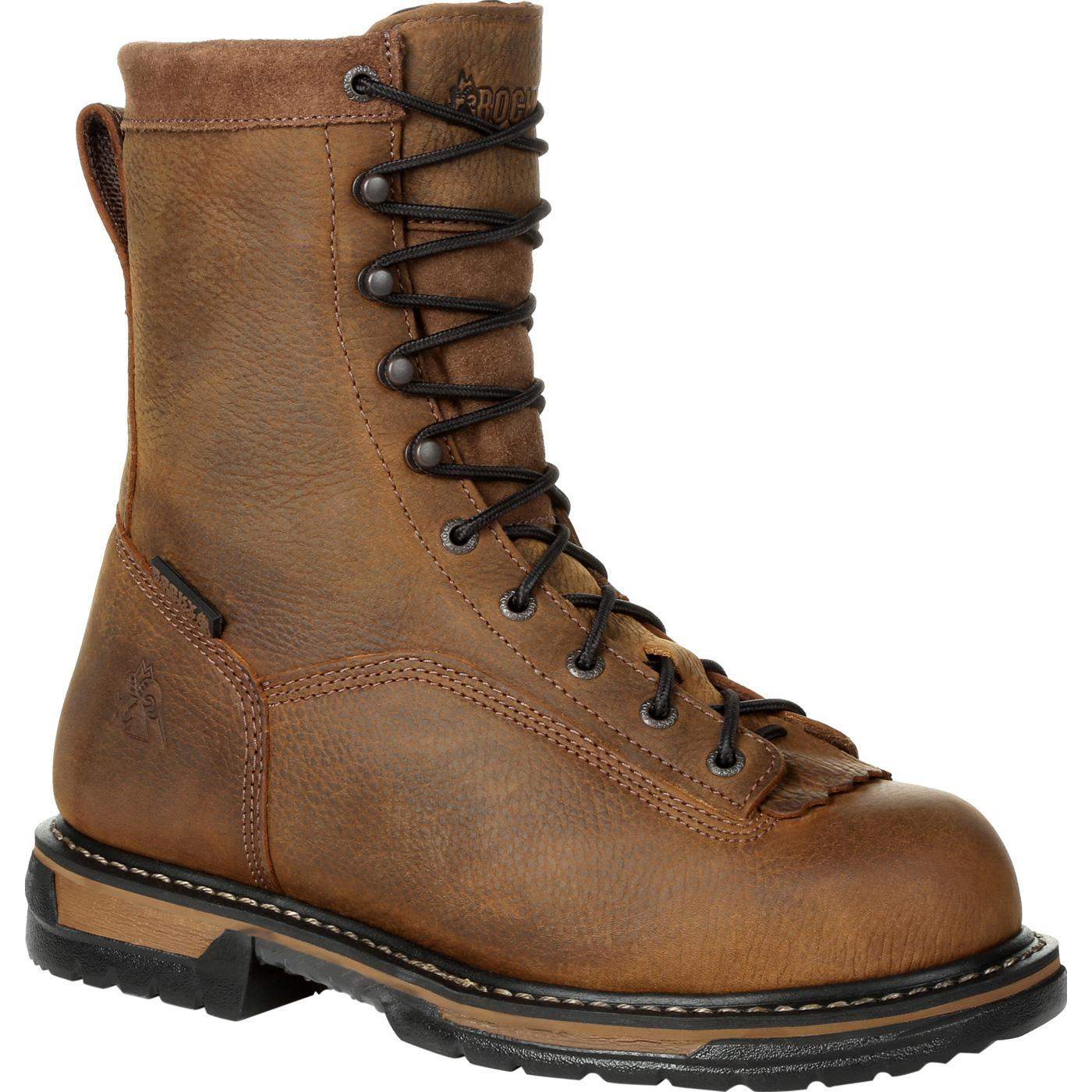 Rocky IronClad Steel Toe Waterproof Work Boot - Rocky Boots - Flyclothing LLC