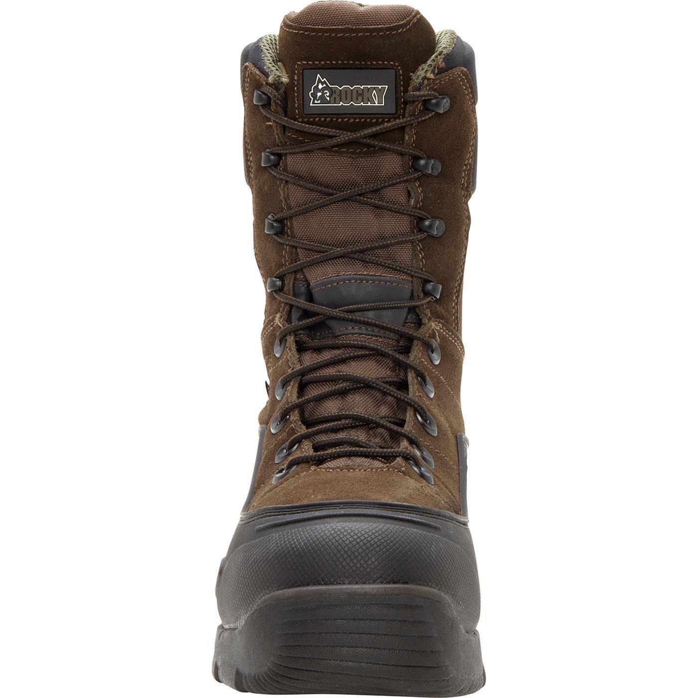 Rocky BlizzardStalker Steel Toe Waterproof 1200G Insulated Work Boot - Flyclothing LLC