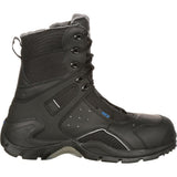 Rocky 1st Med Carbon Fiber Toe Puncture-Resistant Side-Zip Waterproof Public Service Boot - Rocky