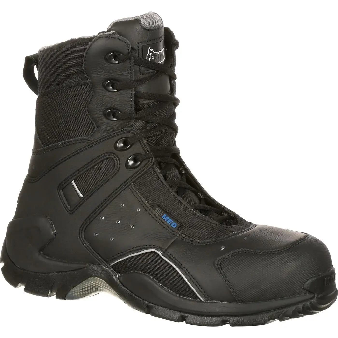 Rocky 1st Med Carbon Fiber Toe Puncture-Resistant Side-Zip Waterproof Public Service Boot - Rocky Boots - Flyclothing LLC