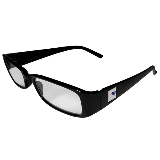 New England Patriots Black Reading Glasses +2.25 - Flyclothing LLC
