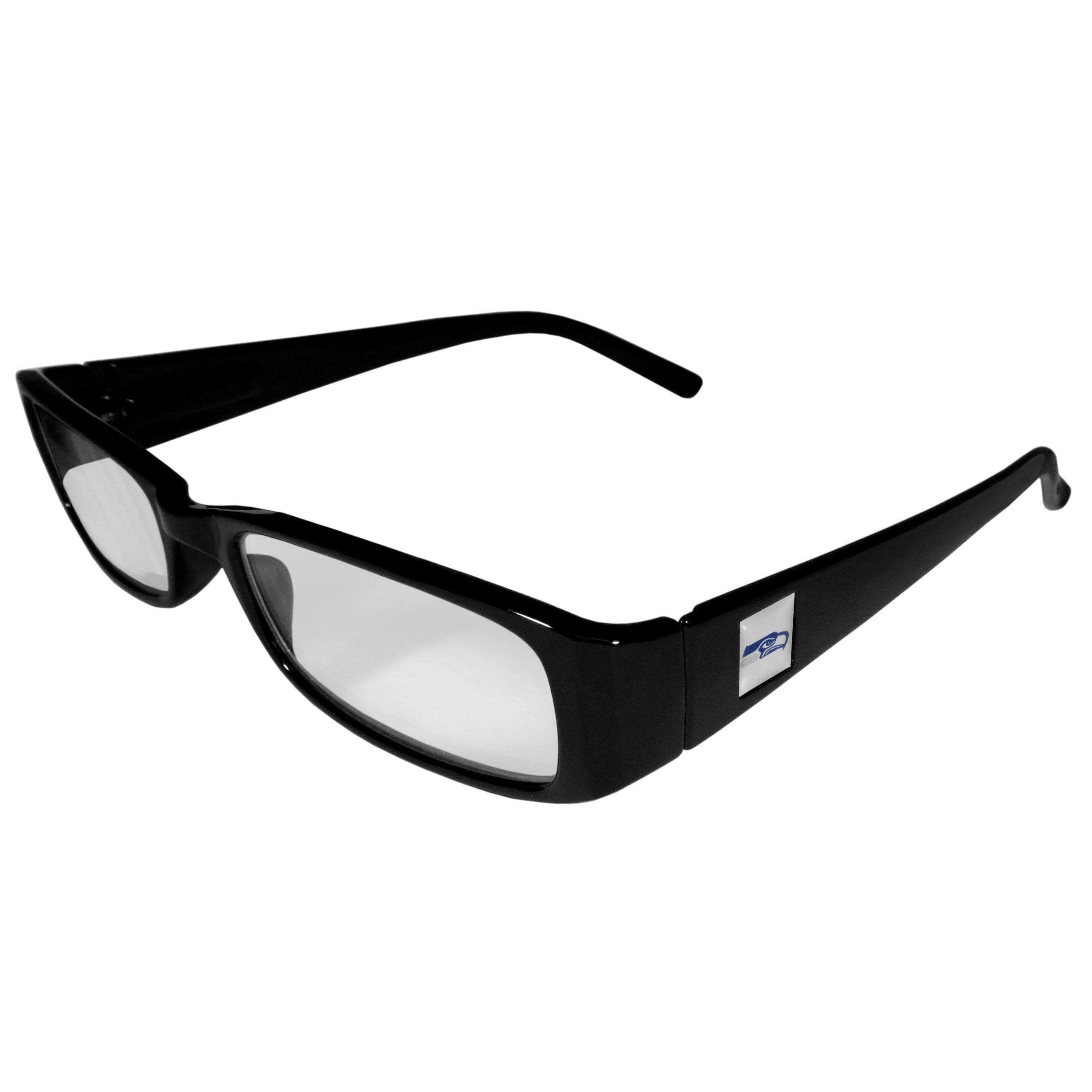 Seattle Seahawks Black Reading Glasses +1.75 - Flyclothing LLC