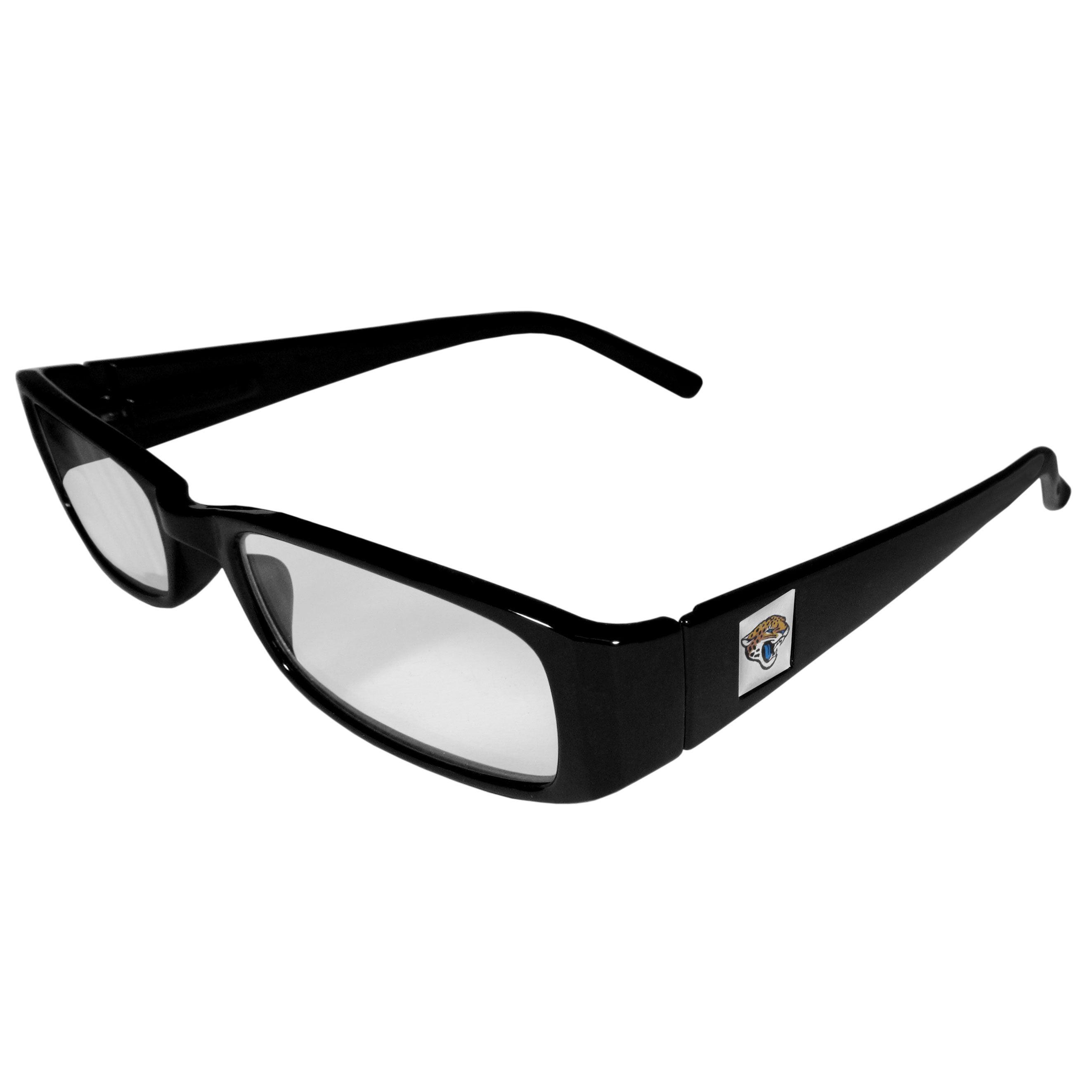 Jacksonville Jaguars Black Reading Glasses +2.25 - Flyclothing LLC